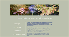 Desktop Screenshot of naturalgardens.org