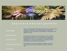 Tablet Screenshot of naturalgardens.org
